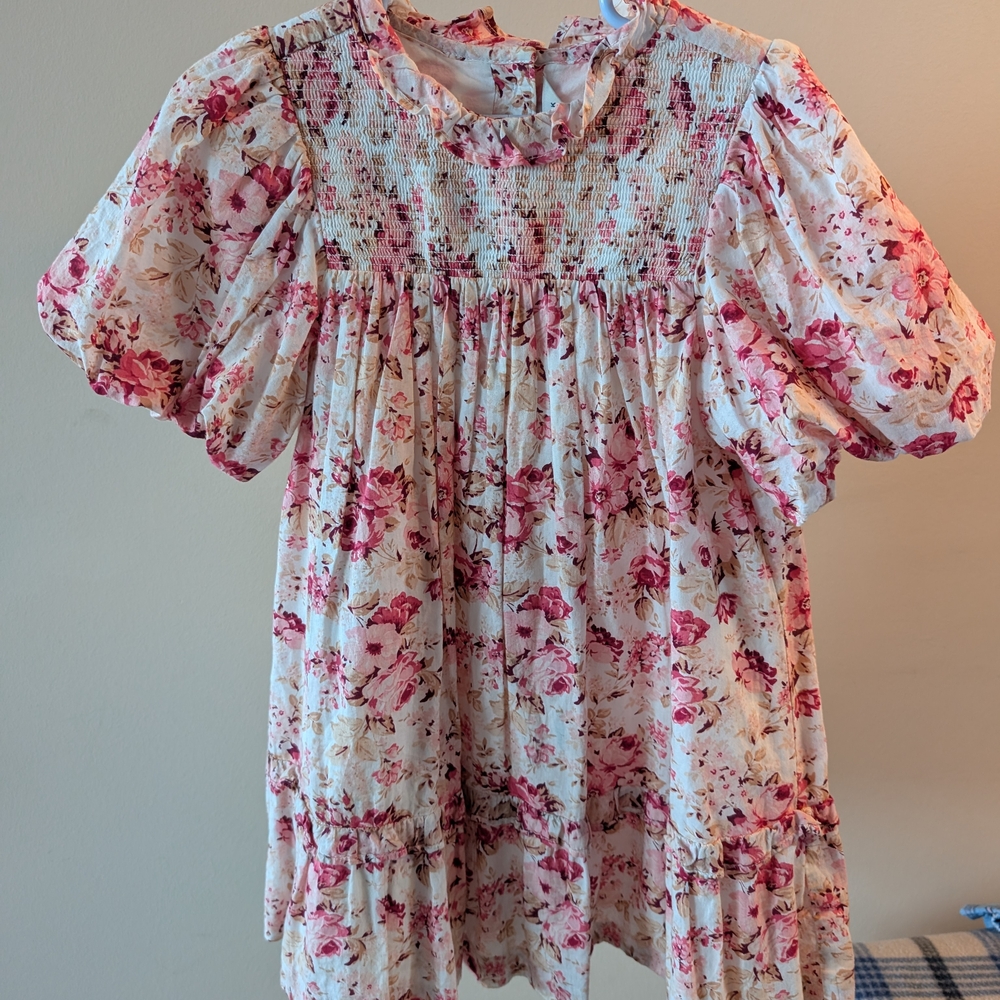 Janie and Jack Pink Floral Dress